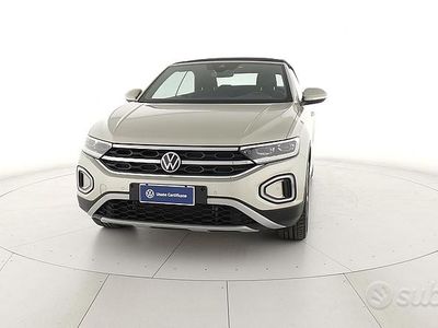 Usata VW T-Roc Cabriolet Style 150 CV (110 kW) 2024 Giallo Cabrio