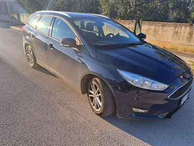 Usata Ford Focus S 95 CV (69 kW) 2017 Blu/azzurro Station wagon
