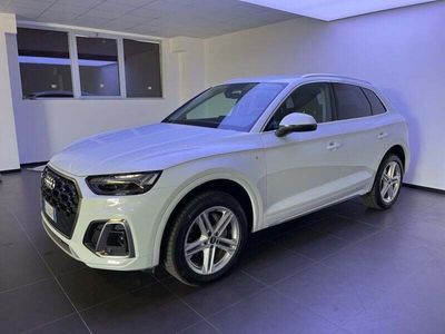 Usata Audi Q5 S-Line 204 CV (150 kW) 2021 Bianco ghiaccio metallizzato SUV