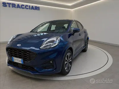 Usata Ford Puma ST-Line 125 CV (91 kW) 2023 Blu pastello SUV