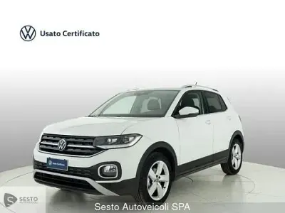 Usata VW T-Cross Advance 110 CV (80 kW) 2023 Bianco SUV