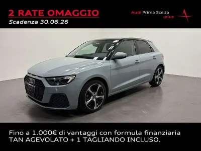 Usata Audi A1 Sportback Ambiente 150 CV (110 kW) 2023 Grigio freccia perlato/nero mi Utilitaria