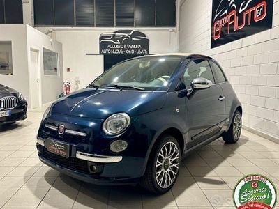 Usata Fiat 500C Lounge 69 CV (50 kW) 2013 Blu Cabrio