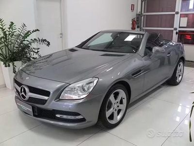Usata Mercedes SLK200 184 CV (135 kW) 2012 Grigio Cabrio