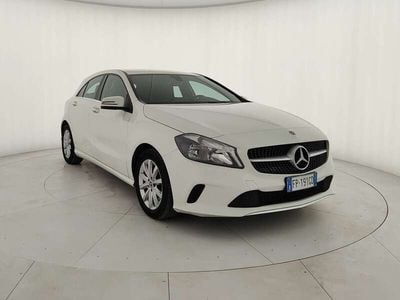 Usata Mercedes A160 102 CV (75 kW) 2018 Bianco Berlina