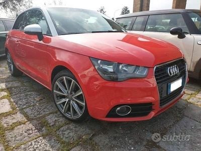 Usata Audi A1 Ambition 105 CV (77 kW) 2010 Rosso Utilitaria