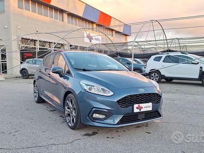 Usata Ford Fiesta ST-Line 125 CV (91 kW) 2021 Blu Berlina