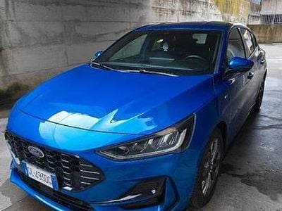 Usata Ford Focus ST-Line X 125 CV (91 kW) 2023 Blu Berlina