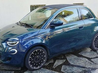 Usata Fiat 500e La Prima 42 kW (58 CV) 2021 Verde Cabrio