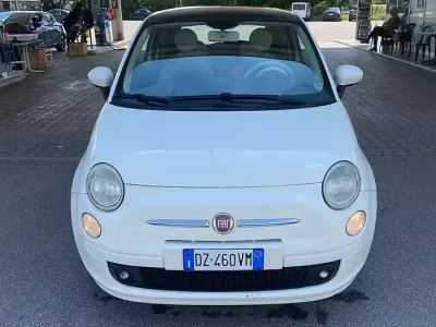 Usata Fiat 500 69 CV (50 kW) 2009 Bianco Cabrio