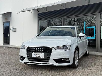 Usata Audi A3 Attraction 150 CV (110 kW) 2013 Bianco Berlina
