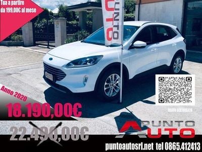 Usata Ford Kuga Business Edition 120 CV (88 kW) 2020 Bianco SUV