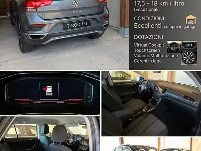 Usata VW T-Roc Style 115 CV (84 kW) 2019 Grigio SUV