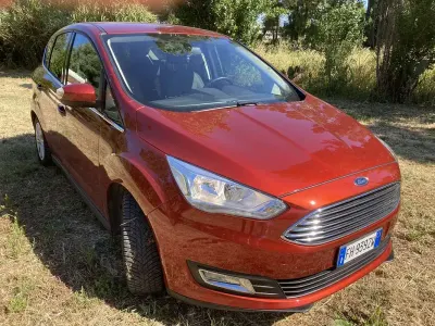 Usata Ford C-MAX Titanium 120 CV (88 kW) 2017 Rosso Monovolume