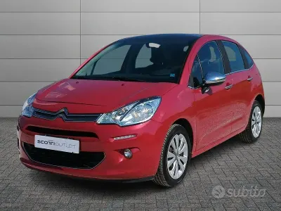 Usata Citroën C3 Exclusive 82 CV (60 kW) 2014 Rosso Berlina