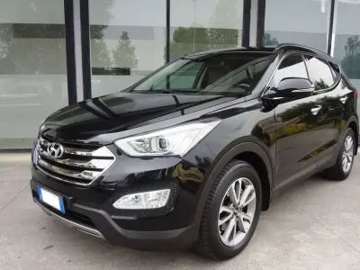 Usata Hyundai Santa Fe Style 150 CV (110 kW) 2015 Nero SUV
