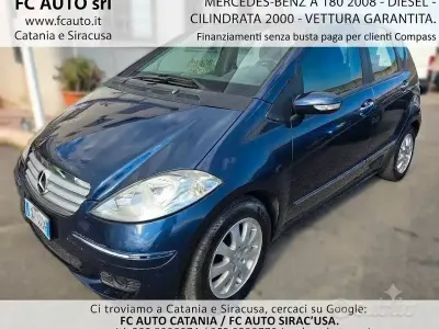 Usata Mercedes A180 Avantgarde Edition 109 CV (80 kW) 2007 Blu/azzurro Berlina