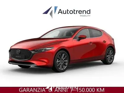Ny Mazda 3 Exclusive-Line 140 HK (102 kW) 2025 Röd Sedan