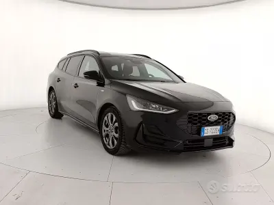 Usata Ford Focus ST-Line X 115 CV (84 kW) 2023 Nero Station wagon
