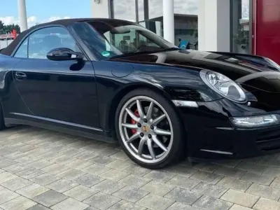 Usata Porsche 997 381 CV (280 kW) 2007 Nero Cabrio