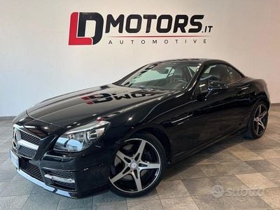 Usata Mercedes SLK200 Premium 184 CV (135 kW) 2012 Nero Cabrio
