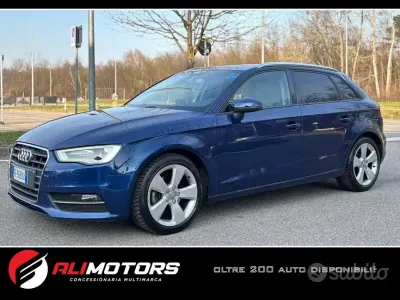 Usata Audi A3 Attraction 110 CV (80 kW) 2016 Blu Berlina