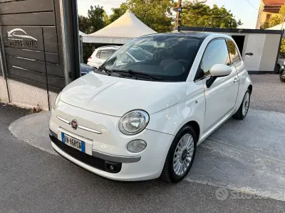 Usata Fiat 500 Lounge 69 CV (50 kW) 2008 Bianco Berlina