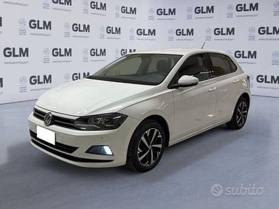 Usata VW Polo Comfortline 95 CV (69 kW) 2019 Bianco Utilitaria