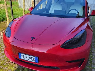 Usata Tesla Model 3 152 kW (208 CV) 2021 Rosso Berlina