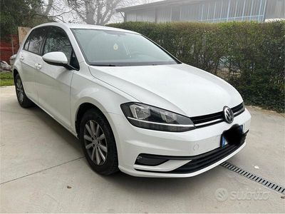 Usata VW Golf VII Trendline 90 CV (66 kW) 2018 Bianco Berlina