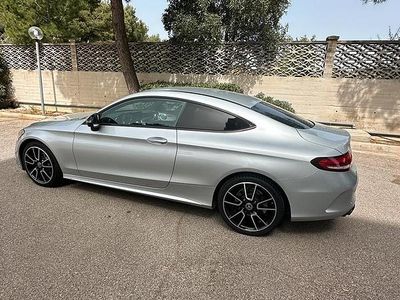 Usata Mercedes C220 194 CV (142 kW) 2019 Grigio Coupé