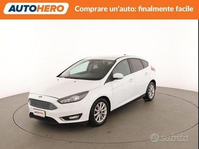 Usata Ford Focus Titanium 120 CV (88 kW) 2015 Bianco Berlina