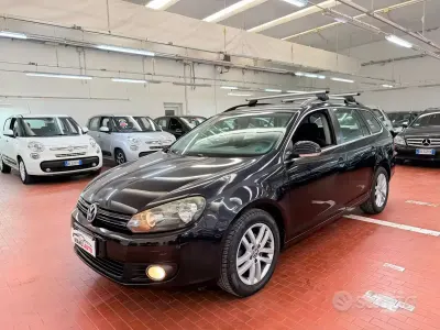 Usata VW Golf VI Trendline 105 CV (77 kW) 2010 Nero Station wagon