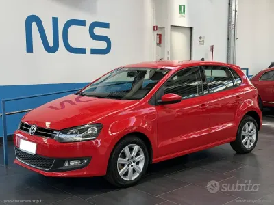 Usata VW Polo Highline 105 CV (77 kW) 2011 Rosso Utilitaria