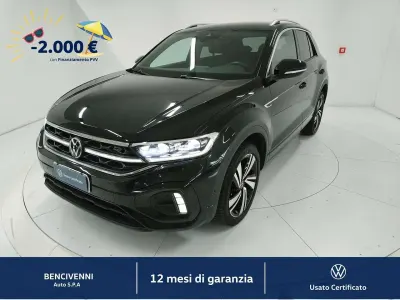 Usata VW T-Roc R-line 110 CV (80 kW) 2023 Nero SUV