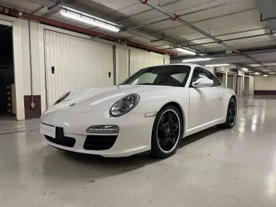 Usata Porsche 997 345 CV (253 kW) 2009 Bianco Coupé