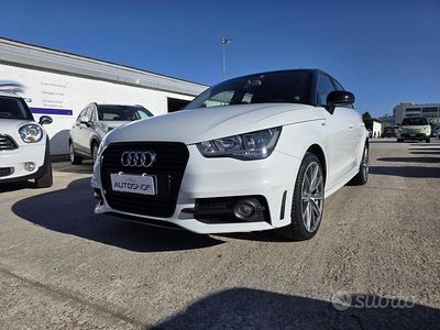 Usata Audi A1 Attraction 89 CV (65 kW) 2014 Bianco Utilitaria