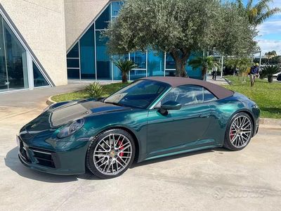 Usata Porsche 911 Carrera 4S Cabriolet 450 CV (330 kW) 2024 Verde Cabrio