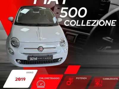 Usata Fiat 500 Collezione 69 CV (50 kW) 2019 Grigio Utilitaria
