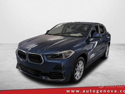 Usata BMW X2 Advantage 116 CV (85 kW) 2021 Blu/azzurro SUV