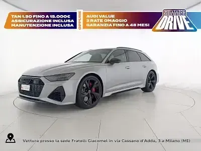 Nuova Audi RS6 Performance 630 CV (463 kW) 2025 Argento fioretto metallizzato Station wagon