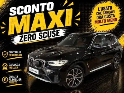 Usata BMW X3 Performance 190 CV (139 kW) 2022 Nero SUV