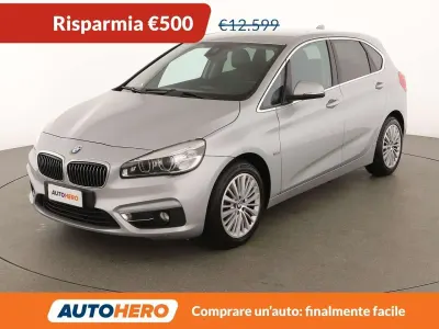 Gebraucht BMW 218 Active Tourer Luxury Line 150 PS (110 kW) 2015 Silber Van / Kleinbus