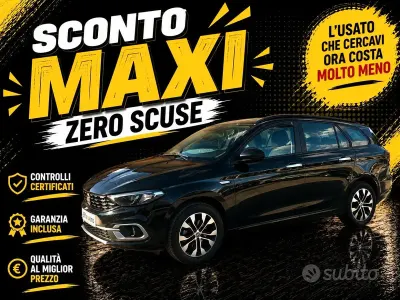 Usata Fiat Tipo City Life 131 CV (96 kW) 2022 Nero Station wagon