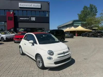 Usata Fiat 500C Lounge 69 CV (50 kW) 2018 Bianco Cabrio