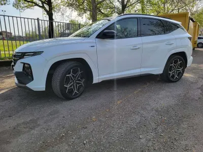 Usata Hyundai Tucson N Line 150 CV (110 kW) 2022 Bianco SUV