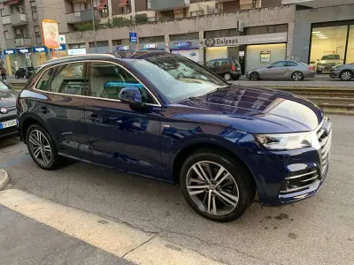 Usata Audi Q5 S-line plus 190 CV (139 kW) 2019 Blu/azzurro SUV