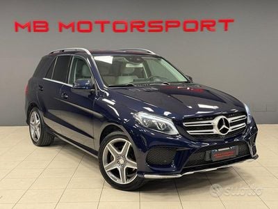 Usata Mercedes GLE250 Premium 204 CV (150 kW) 2017 Blu SUV