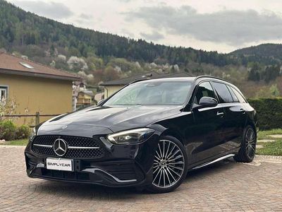 Usata Mercedes C300e AMG line 265 CV (194 kW) 2022 Ossidiana Station wagon