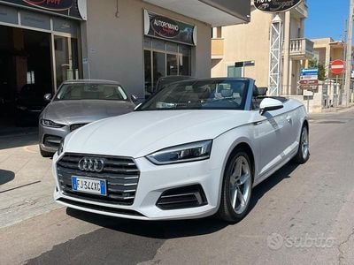 Usata Audi A5 Cabriolet Design 190 CV (139 kW) 2017 Bianco Cabrio